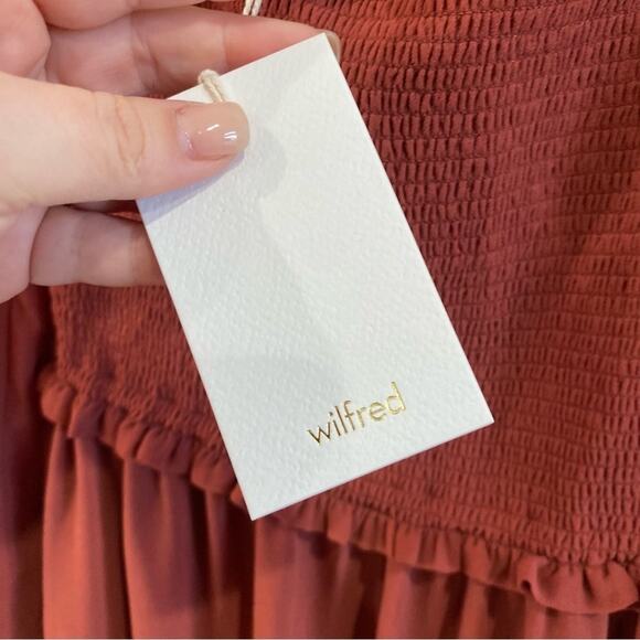 NWT Aritzia Tempest mini dress Carmine Red Size Small - Picture 7 of 11